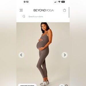 BEYOND YOGA Spacedye Uplevel Maternity Jumpsuit